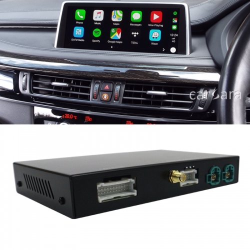 BMW X6 E71 E72 OEM radio screen CIC system add-on wireless carplay function decoder android auto activate box for car multimedia dvd