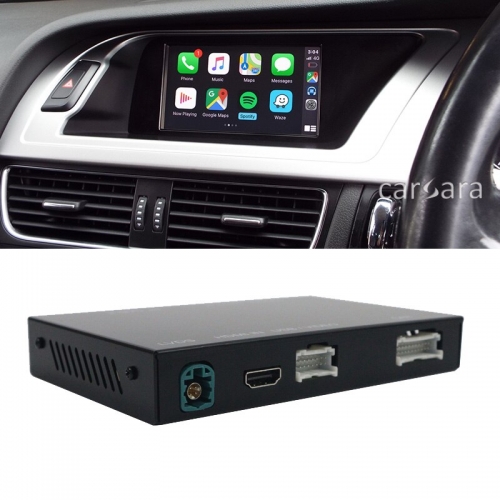 Wireless apple carplay box for A4 A5 B8 radio screen interface decoder S5 mmi system headunit multimedia android auto device