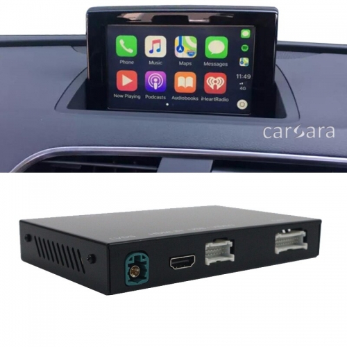 Q3 radio monitor retrofit wireless carplay OS activation box android auto upgrade tool RS Q3 head unit multimedia airplay mirror