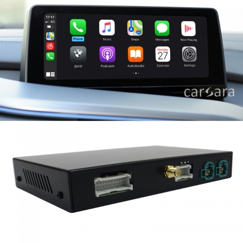 ios13 CarPlay dongle Android Auto box for BMW i8 I12 2014-2017 with NBT system support front rear camera apple iPhone airplay