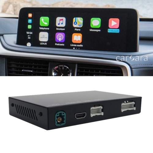 Wireless carplay interface box for Lexus RX NX UX LX GX car screen retrofit android auto decoder mirror auto link iphone airplay