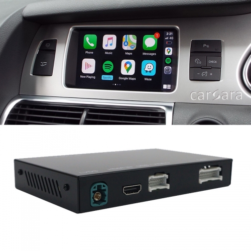 A6 C6 facelift Q7 wireless apple carplay interface mirror box activate to car radio screen android auto smart system wifi module