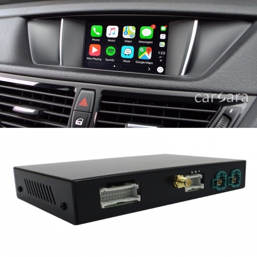 BMW X1 E84 retrofit apple wireless carplay android auto interface upgrade box for car head unit radio dvd player monitor CIC system