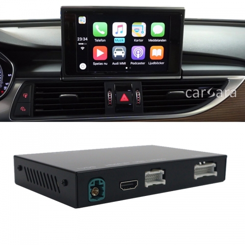 CarPlay integration box 2012-2018 A8 S8 wireless Bluetooth apple iphone carplay Android Auto MirrorLink interface  music spotify