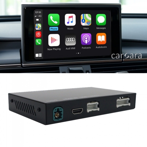 iPhone carplay adapter android auto interface for 2012-2018 A6 A7 C7 MMI radio screen work with iPhone android phone airplay ios