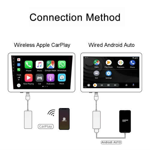 Carsara Wireless Smart Link Apple CarPlay Dongle for Android Navigation Player Mini USB Stick Android Auto Car Play