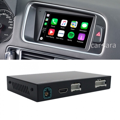 CarPlay Android Auto MirrorLink Integration adapter for SQ5 Q5 car OEM screen apple iphone car play google map Spotify Bluetooth